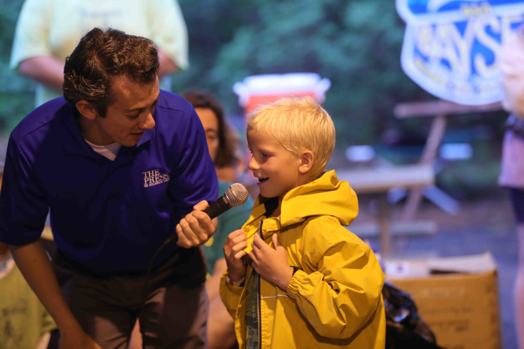 Joe Martucci conducted a safety and weather for Boy Scout troops